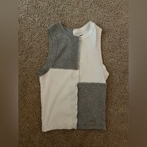 Hollister High Neck Color-block Tank